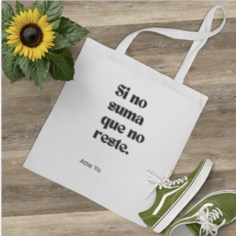 Tote Bag con frase
