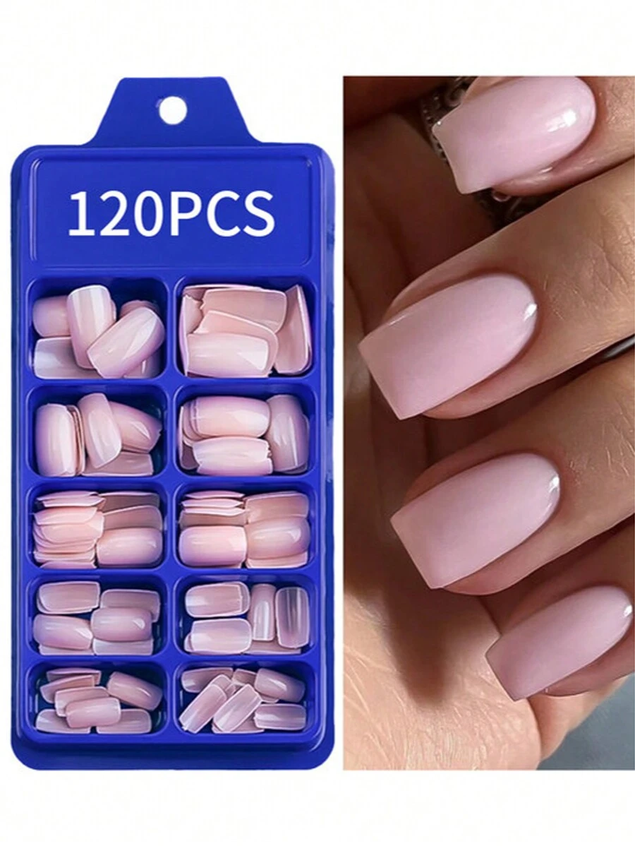 Uñas postizas rosas