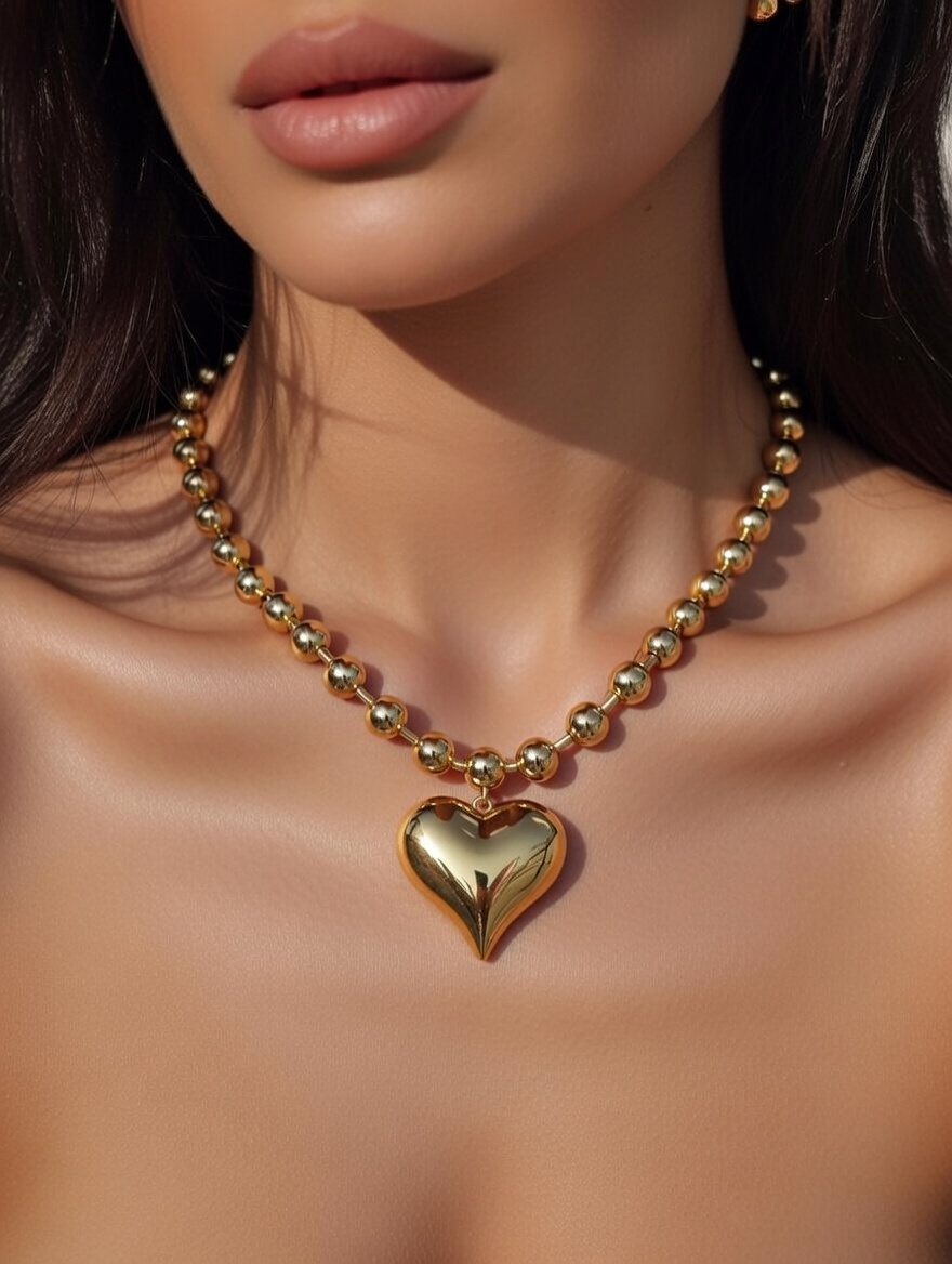 Collar corazón 